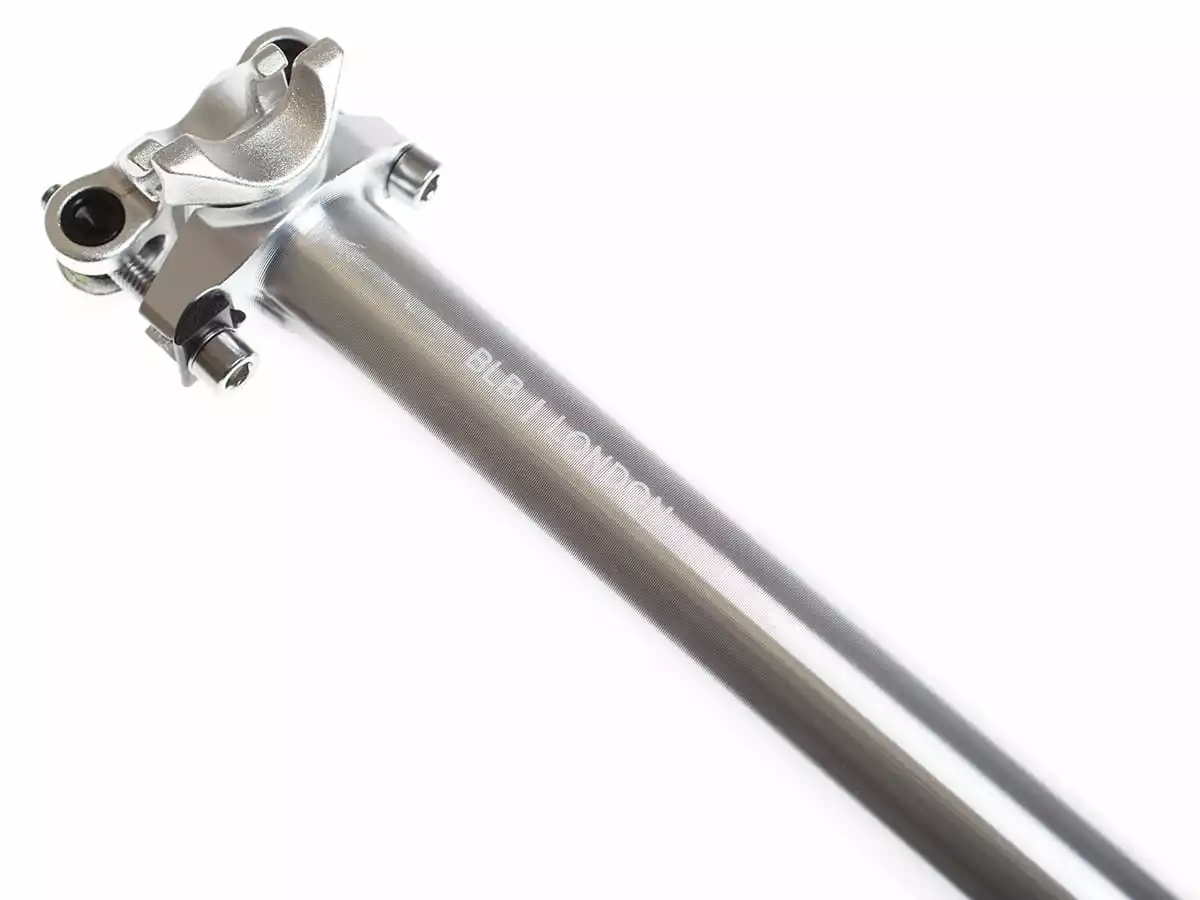 BLB Brick Lane Bikes Groove Volledig CNC Zadelpen 350mm - 27.2 Mm - Zilver 2 BLB Brick Lane Bikes Groove Volledig CNC Zadelpen 350mm - 27.2 Mm - Zilver - Afbeelding 2