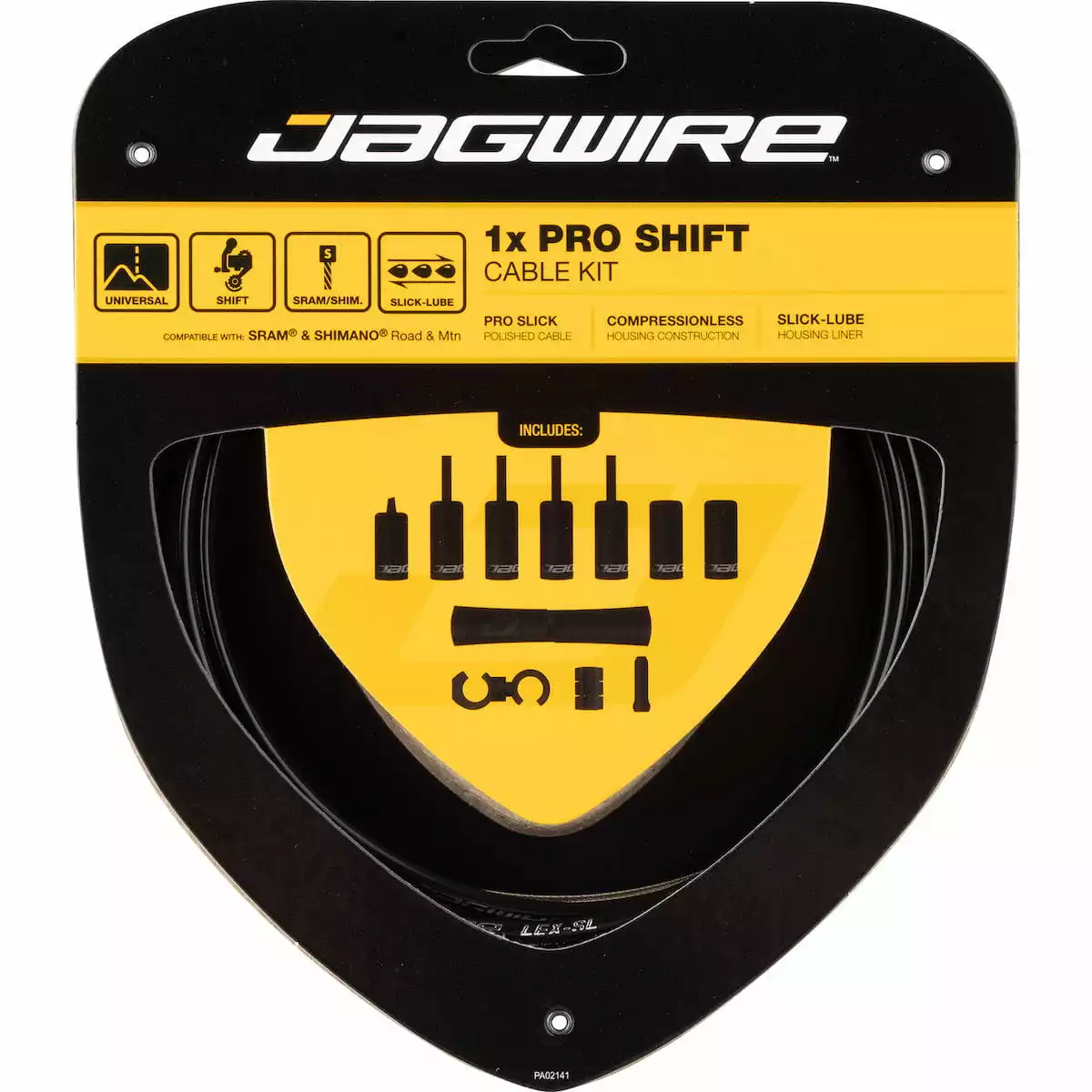 JAGWIRE 1X Pro Schakelkabelset - Zwart 1 JAGWIRE 1X Pro Schakelkabelset - Zwart