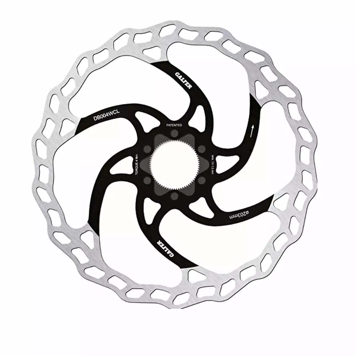 GALFER Wave Vaste MTB Centrelock Remschijf 2 GALFER Wave Vaste MTB Centrelock Remschijf - Afbeelding 2