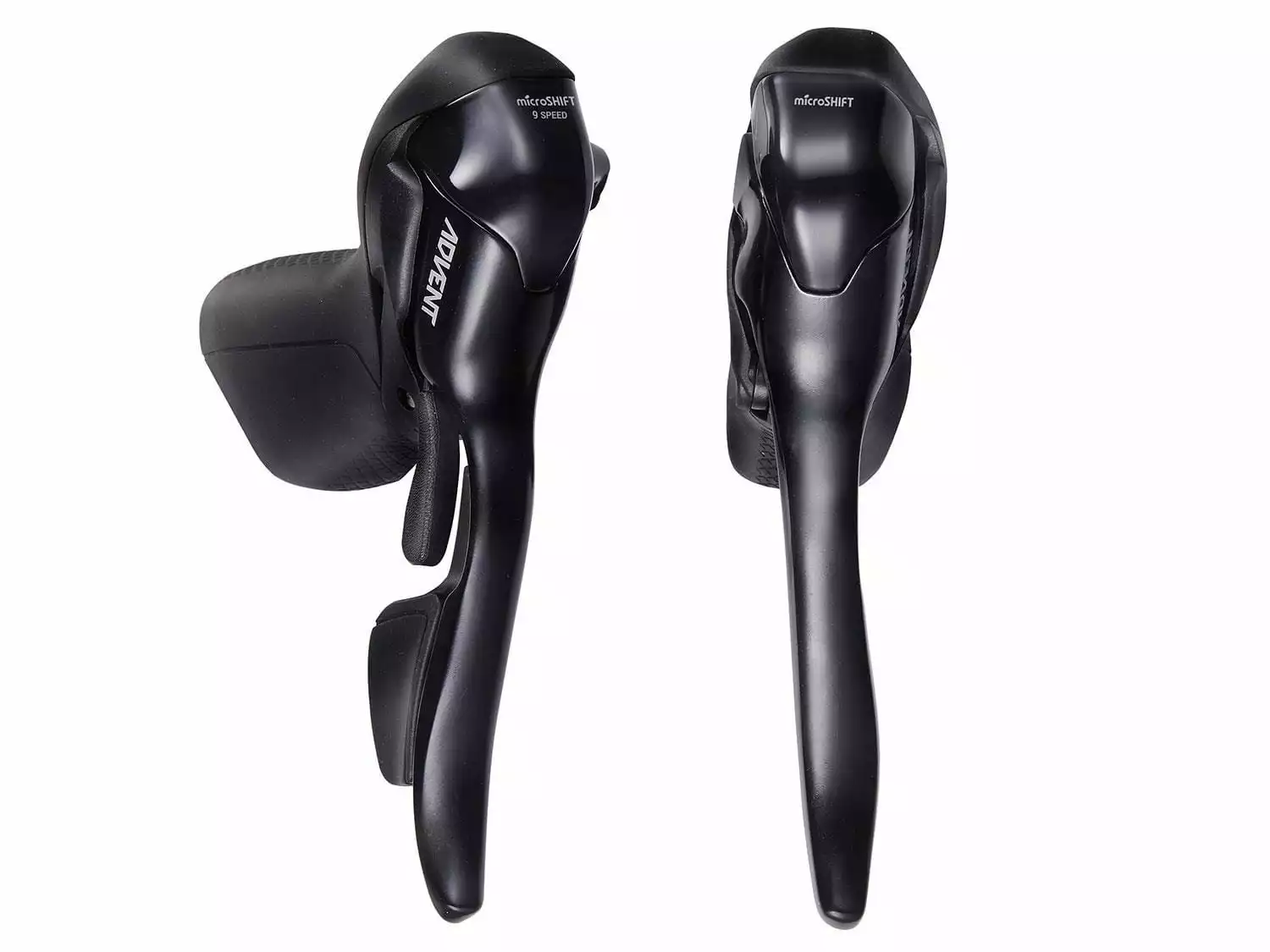 MICROSHIFT Advent Drop Bar Dual Control Hendels 1x9 Speed - Zwart 1 MICROSHIFT Advent Drop Bar Dual Control Hendels 1x9 Speed - Zwart