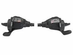 MICROSHIFT Mezzo Duimschakelset 3x8 Versnellingen - Zwart