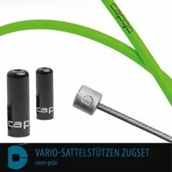 CAPGO BL Vario Zadelpen Trekset - Neon Groen