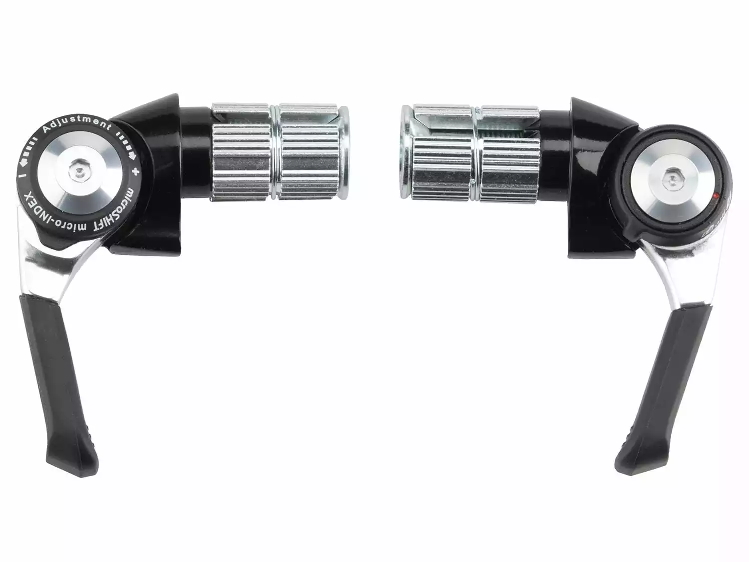 MICROSHIFT R8 Road Bar End Flat Bar Schakelhendelset 2/3x8 Speed - Zwart 2 MICROSHIFT R8 Road Bar End Flat Bar Schakelhendelset 2/3x8 Speed - Zwart - Afbeelding 2