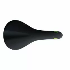 Fabric Scoop Elite Plat Zadel - Zwart/Groen