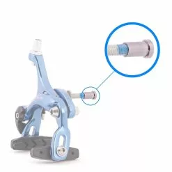 Dia-Compe Rem Bouten - Zilver -Shimano Winkel bsdc brake bolt 4 fade