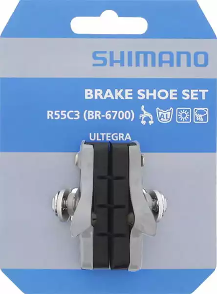 Shimano Patroonremschoen / Remblok R55C3 - BR-6700 Ultegra 1 Shimano Patroonremschoen / Remblok R55C3 - BR-6700 Ultegra