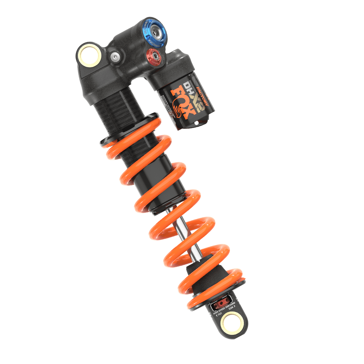 Fox Shox DHX2 Standaardschokdemper Voor Fabrieksgebruik - Zwart/Oranje 1 Fox Shox DHX2 Standaardschokdemper Voor Fabrieksgebruik - Zwart/Oranje