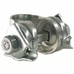 Point-Racing Klem Voor Zadelpen - Ronde Veerpoot - Zilver