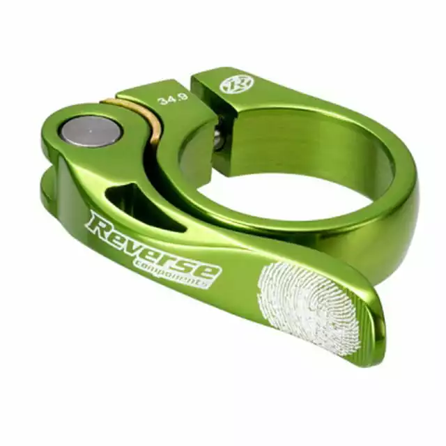 Reverse Long Life Zadelpenklem 34.9mm - Lichtgroen 1 Reverse Long Life Zadelpenklem 34.9mm - Lichtgroen