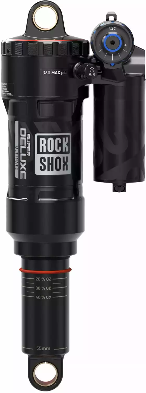 Rock-shox Super Deluxe Ultimate Debon Air+ RC2T, 230x60 Mm Standaard/Standaard - Zwart 4 Rock-shox Super Deluxe Ultimate Debon Air+ RC2T, 230x60 Mm Standaard/Standaard - Zwart - Afbeelding 4