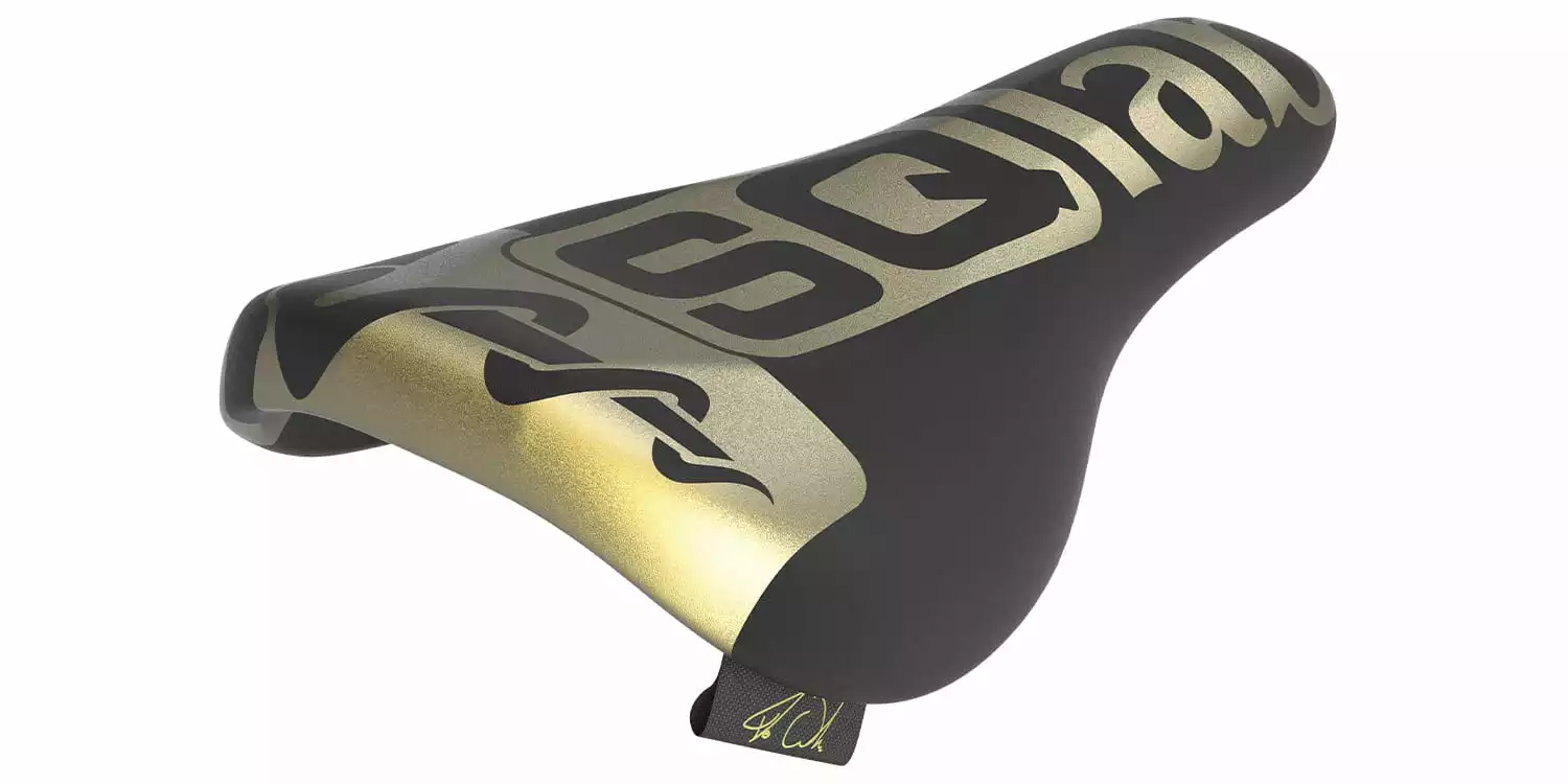 Sqlab 6OX Trial Fabio Wibmer - Zadel - Zwart/Goud 3 Sqlab 6OX Trial Fabio Wibmer - Zadel - Zwart/Goud - Afbeelding 3